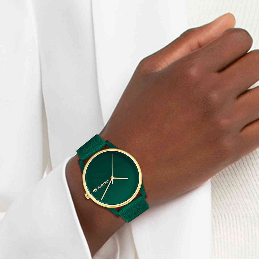 Women's Green Silicone Strap Watch Women's Green Silicone Strap Watch