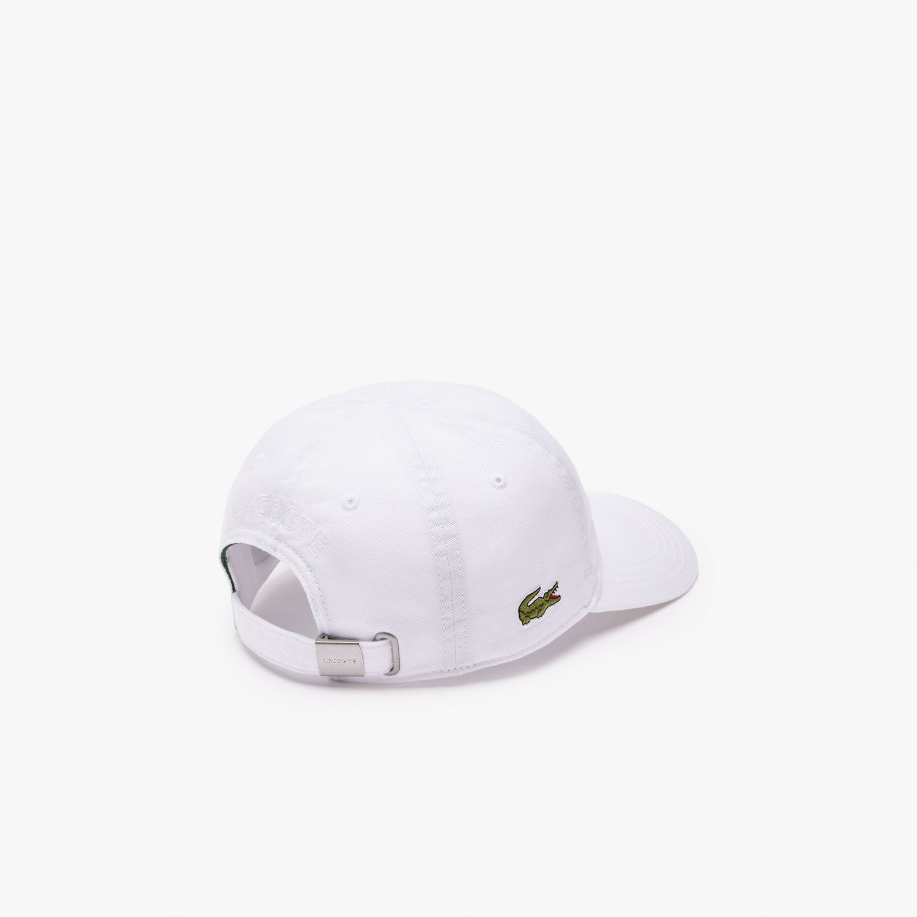 lacoste kids  solid gabardine cap