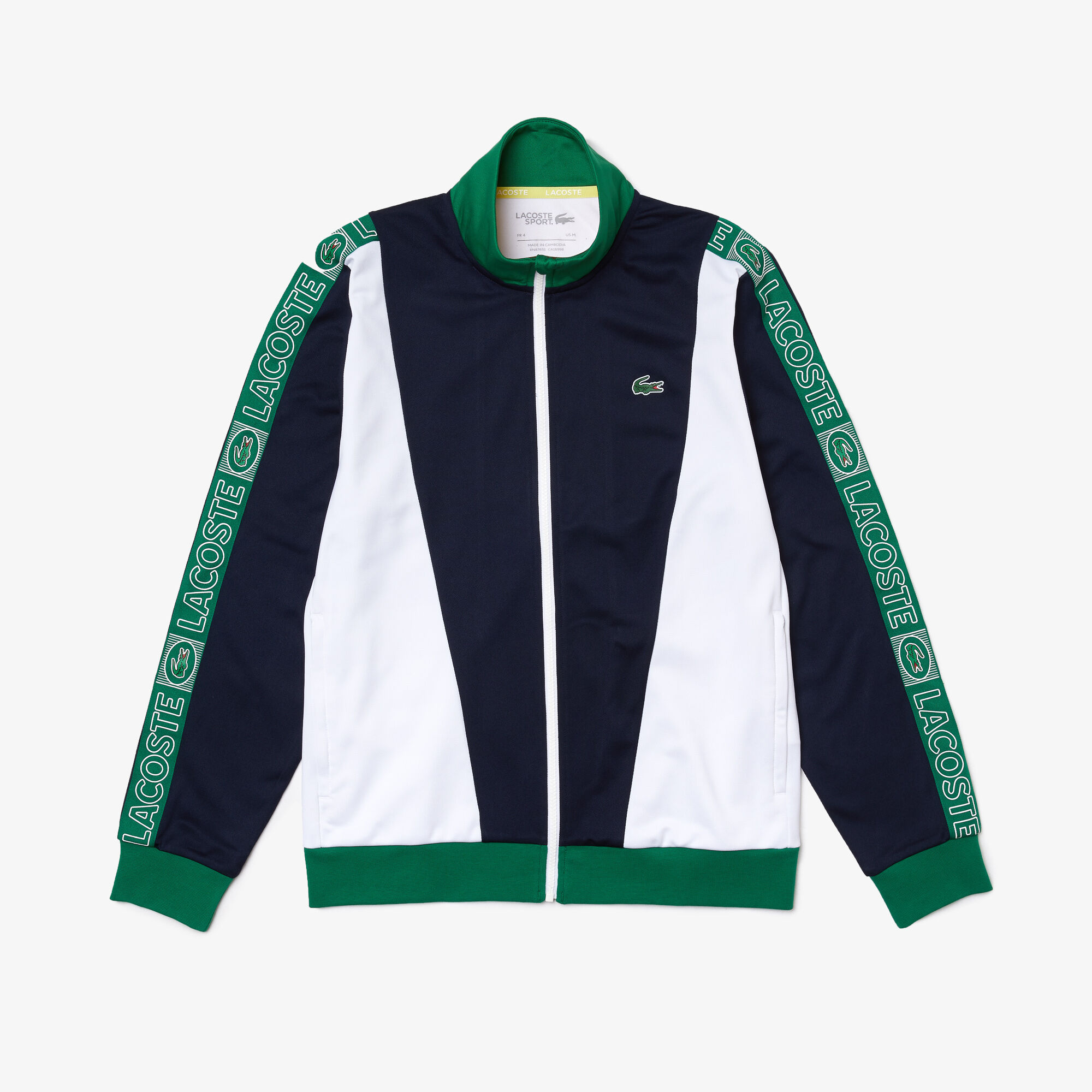 Lacoste sport zip jacket rainbow best sale