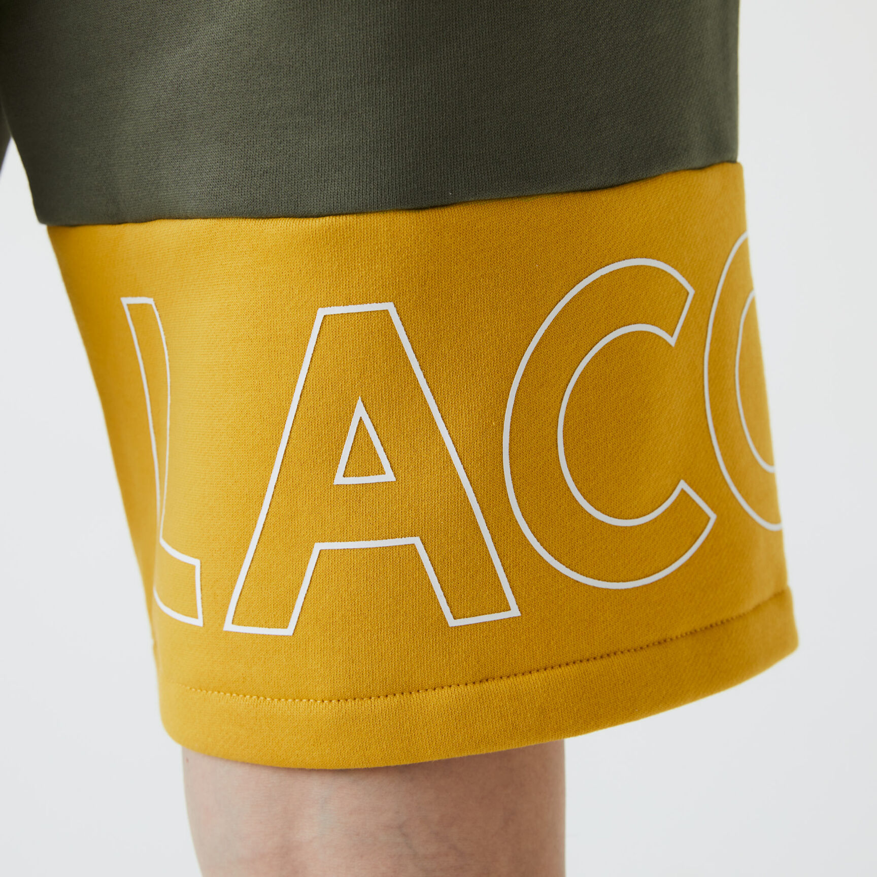 Men's Lettered Colorblock Fleece Shorts Men's Lettered Colorblock Fleece Shorts
