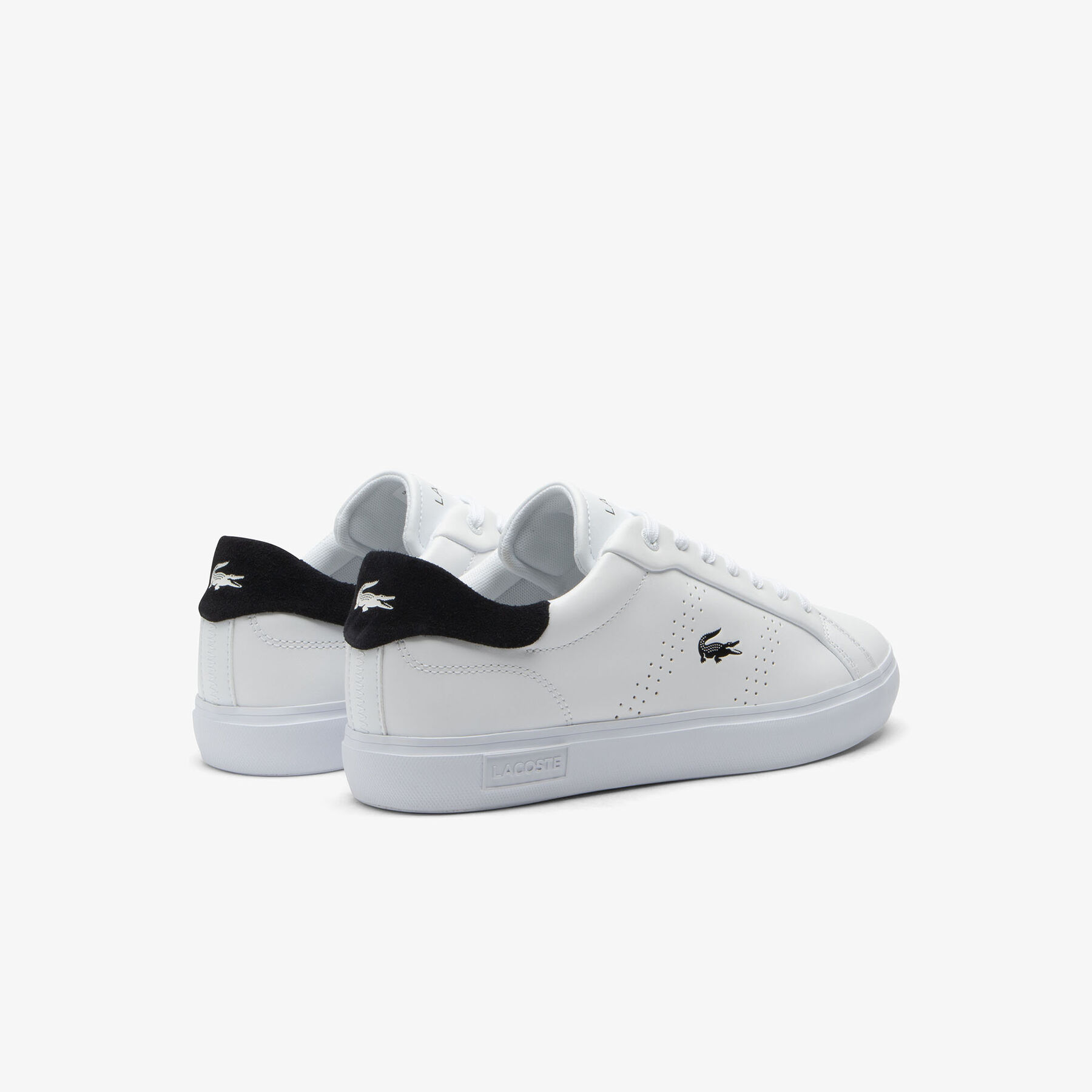 lacoste men s powercourt 2 0 leather sneakers