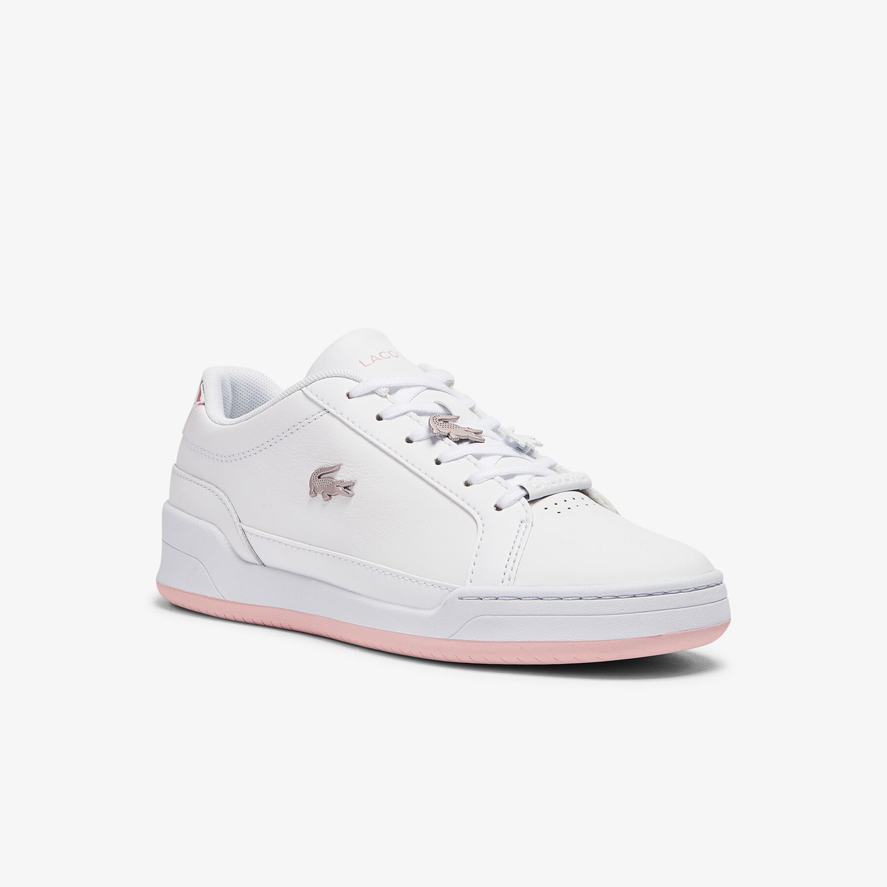lacoste women s challenge leather and synthetic sneakers
