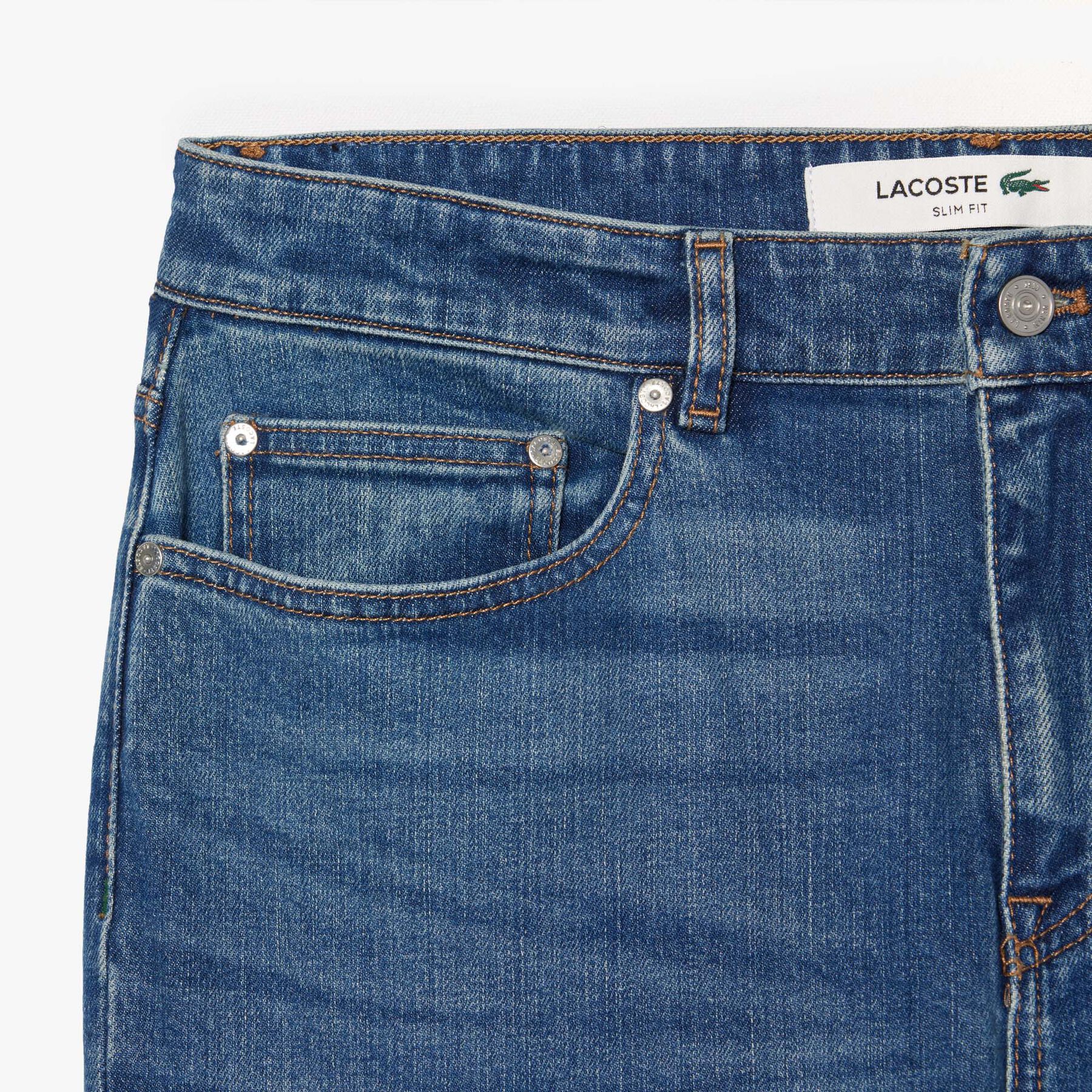 5 Pocket Slim Fit Indigo Jeans lacoste 5 pocket slim fit indigo jeans