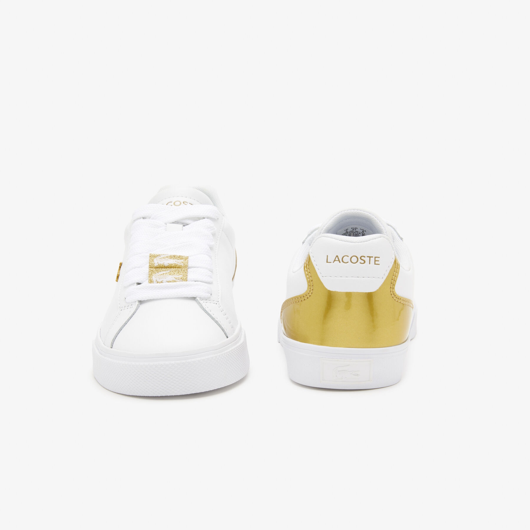 women s lacoste lerond pro leather colour block trainers
