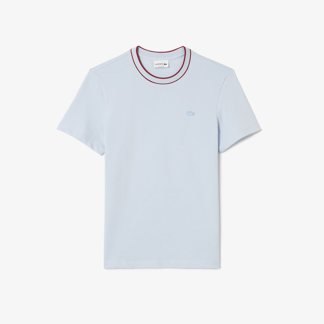 Stretch Pique Stripe Collar T-shirt Stretch Pique Stripe Collar T-shirt