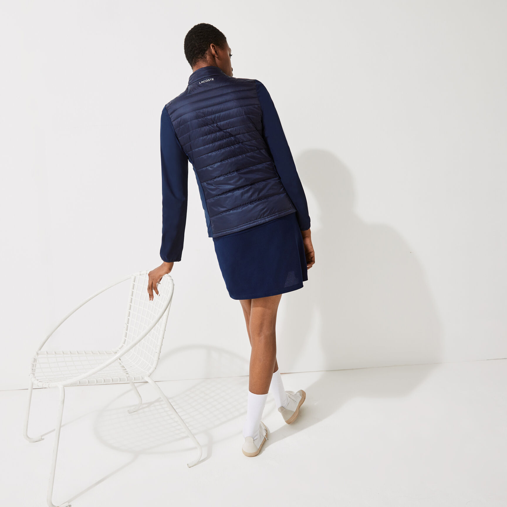 جاكيت جولف معالج ببطانة زغب للنساء مجموعة Lacoste SPORT جاكيت جولف معالج ببطانة زغب للنساء مجموعة Lacoste SPORT