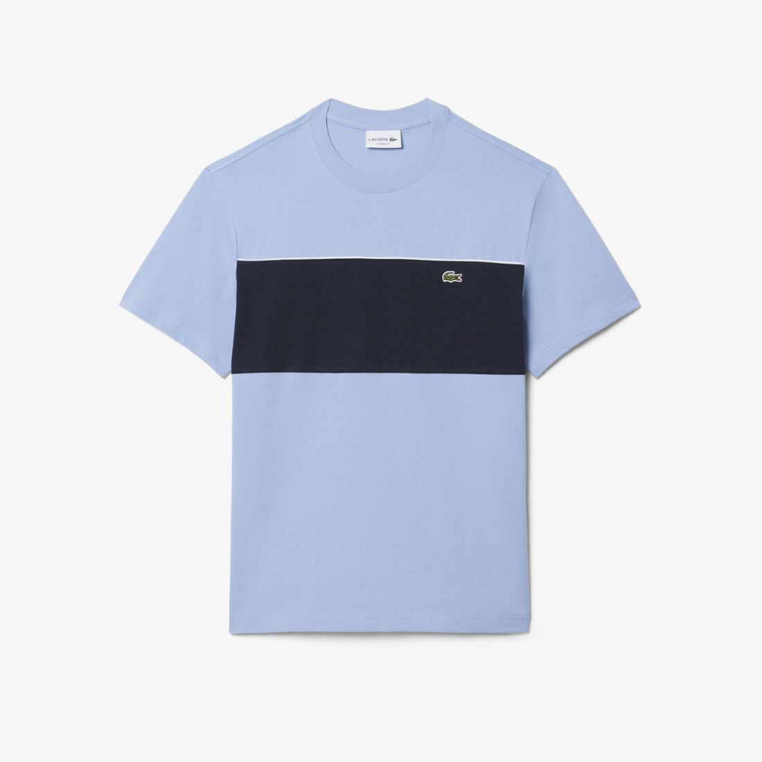 Colour-Block Cotton T-shirt تي شيرت قطني بلونين - TH0896-00-3PT