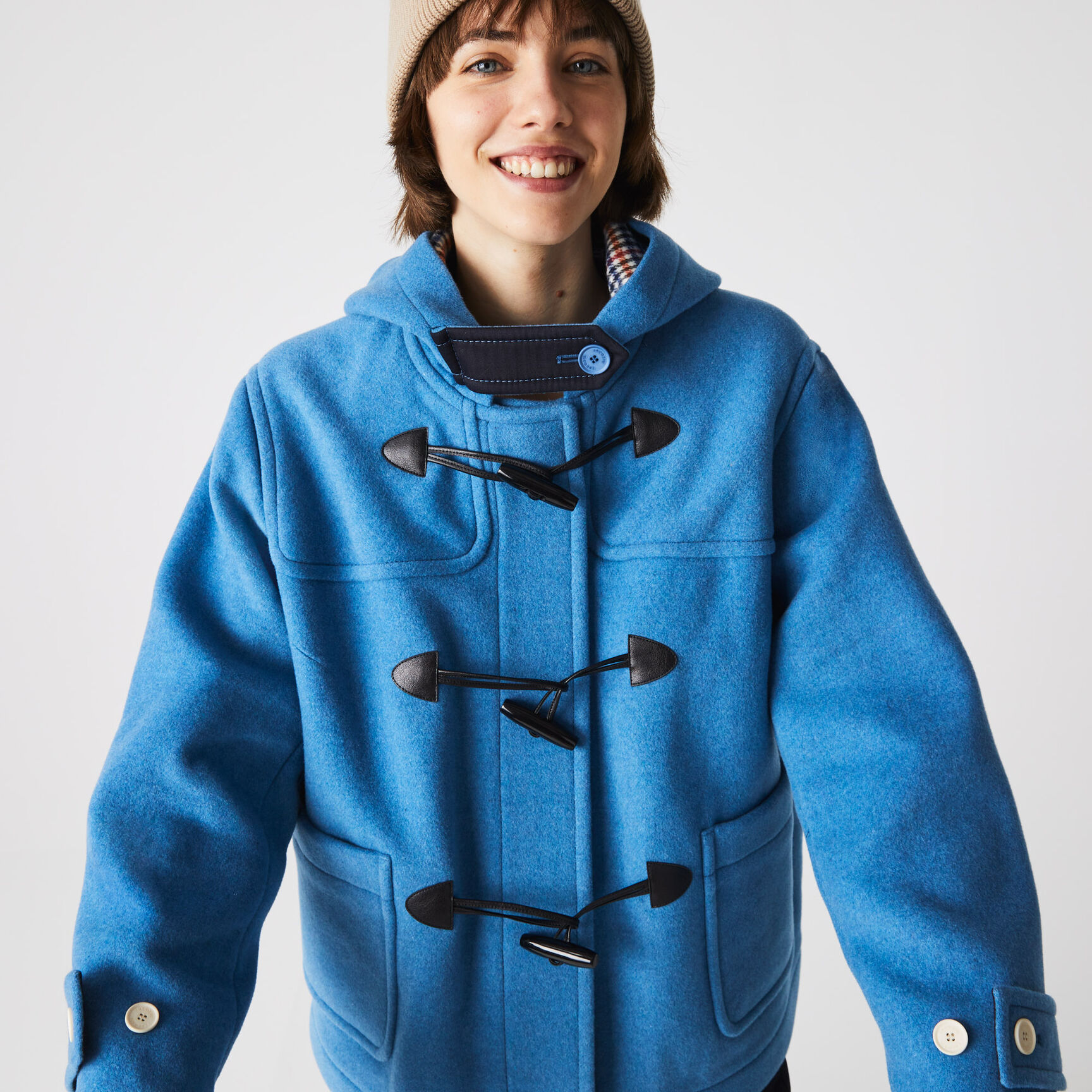 Women's Lacoste Wool Blend Duffel Coat | Lacoste