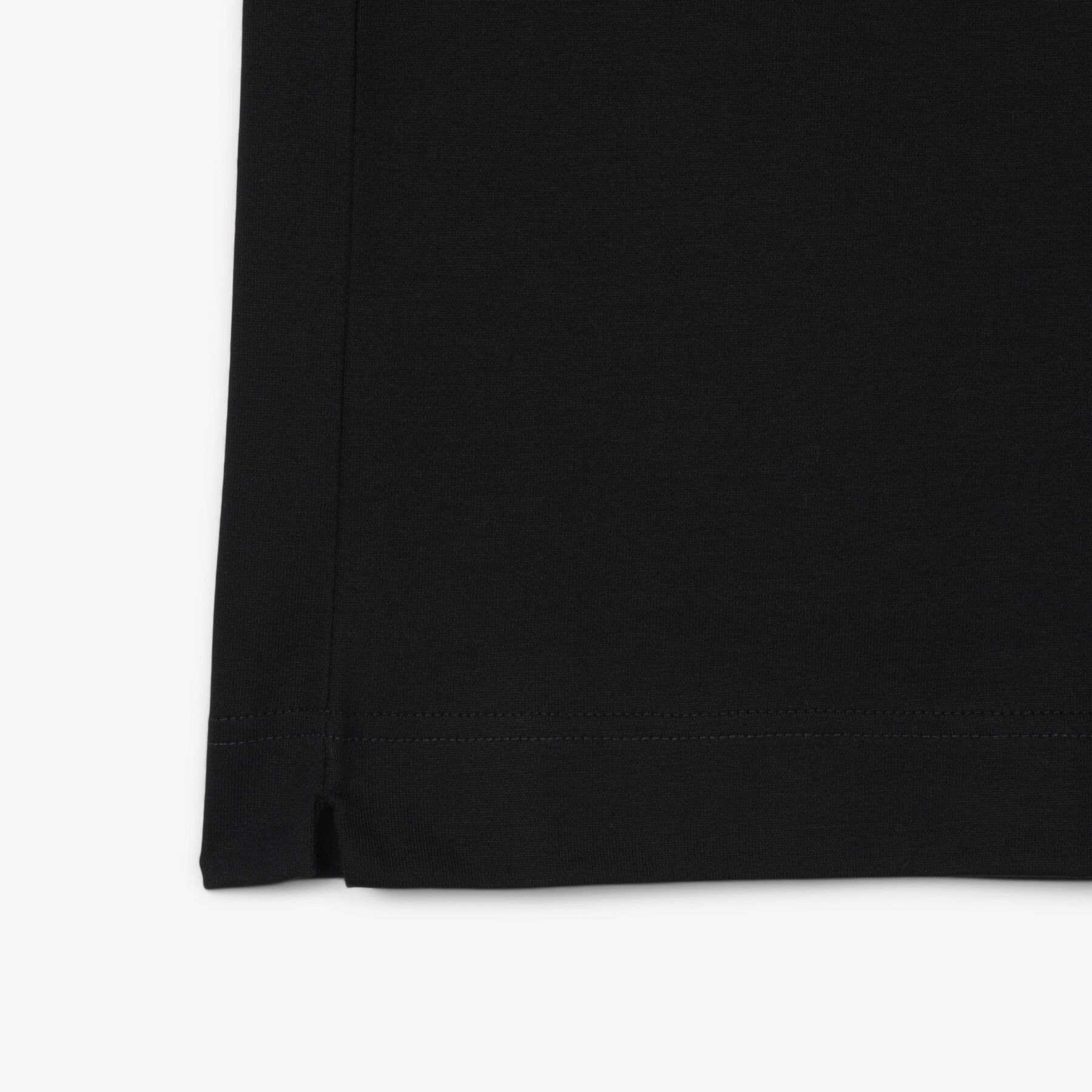 lacoste paris classic fit open neck embroidered polo shirt