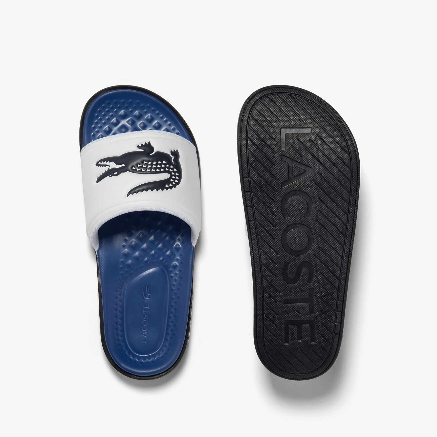Buy Men's Lacoste Croco Dualiste Synthetic Slides | Lacoste SA