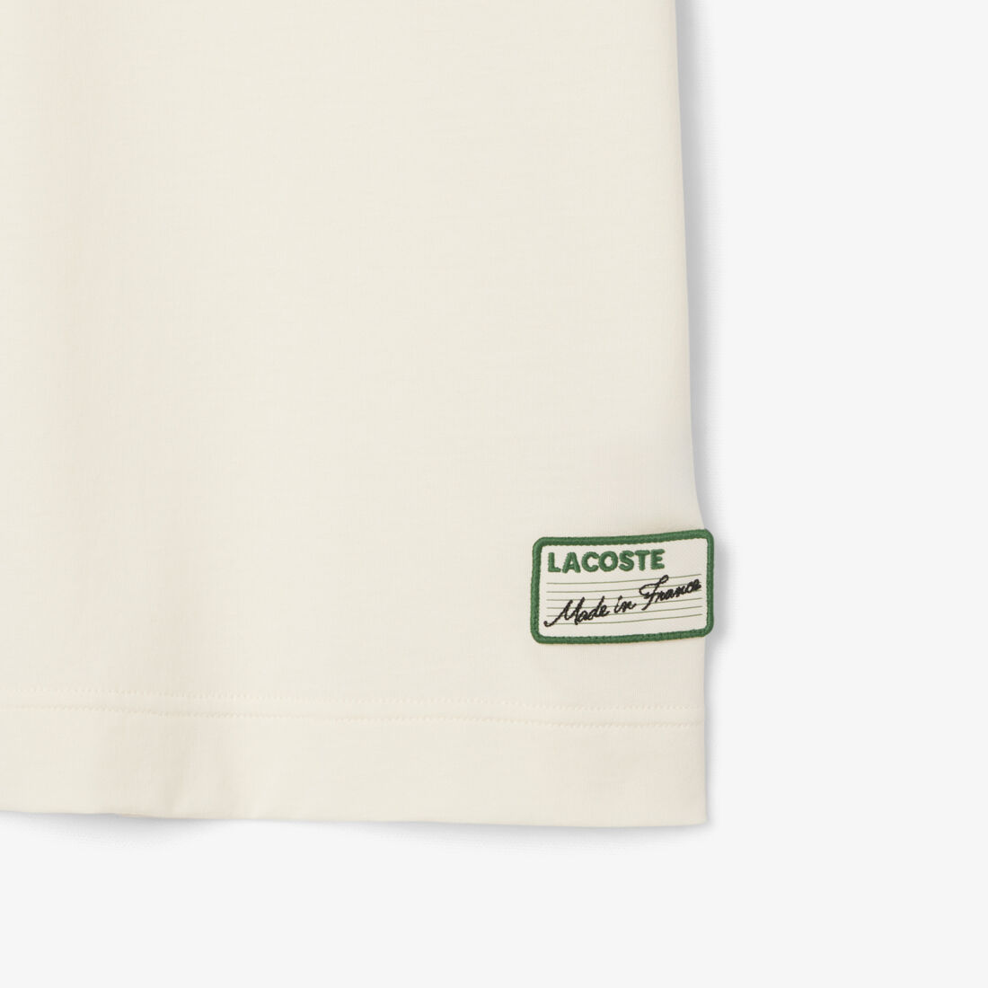 تي شيرت فرنسي الصنع مخطط الرقبة تي شيرت فرنسي الصنع مخطط الرقبة