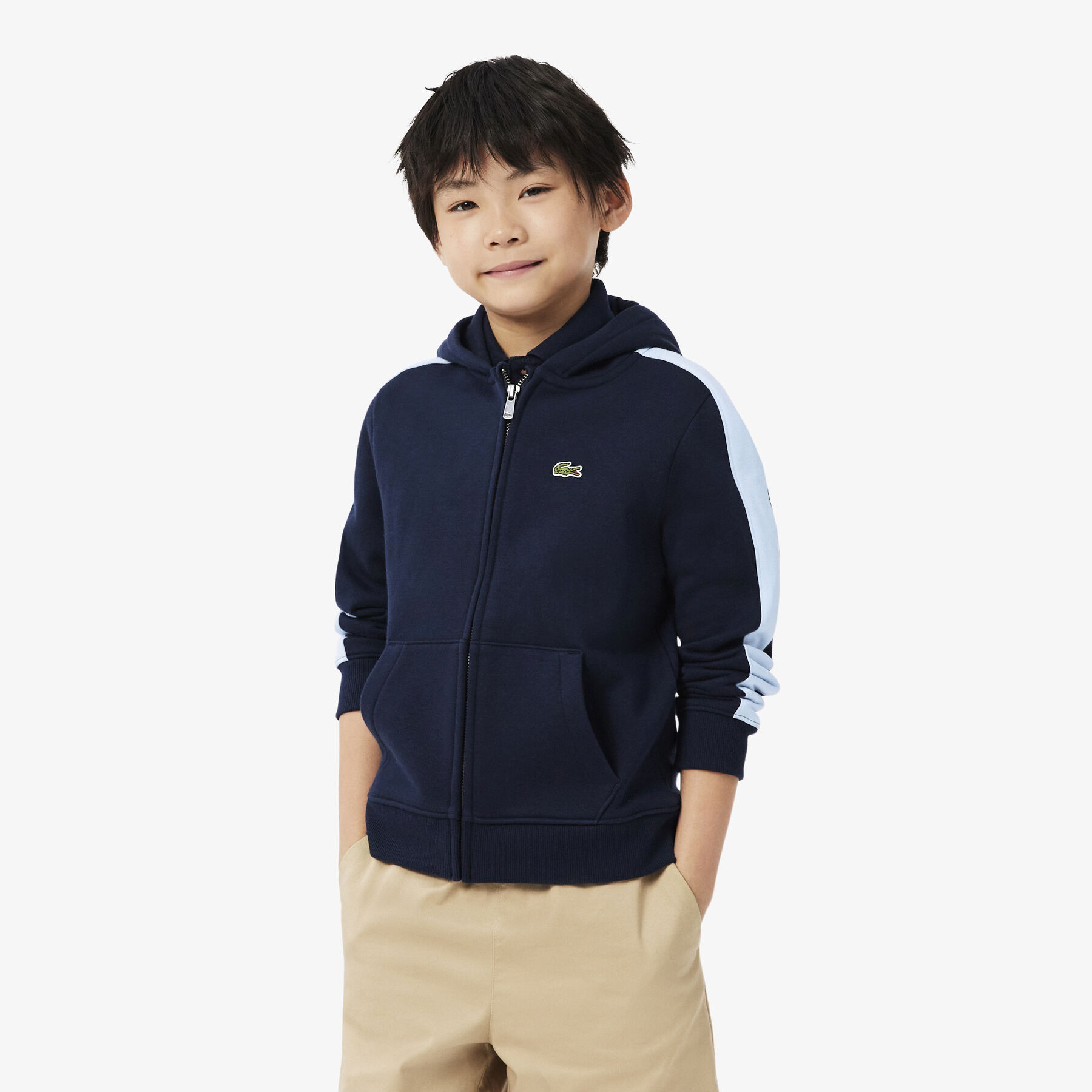 Zipped Fleece Hoodie lacoste zipped fleece hoodie