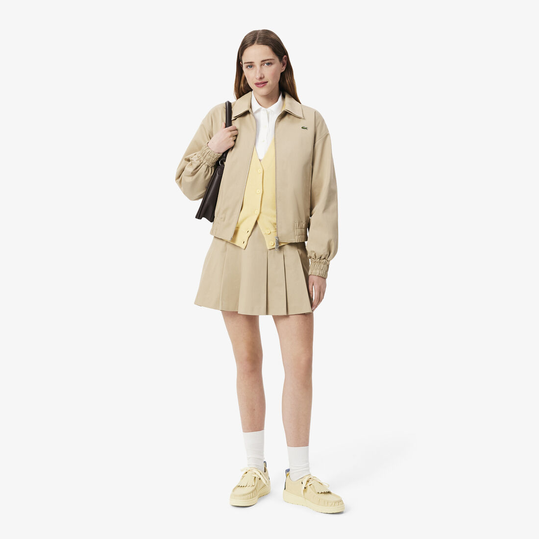 Women's Lacoste Slim Fit Supple Cotton Polo Shirt Women's Lacoste Slim Fit Supple Cotton Polo Shirt