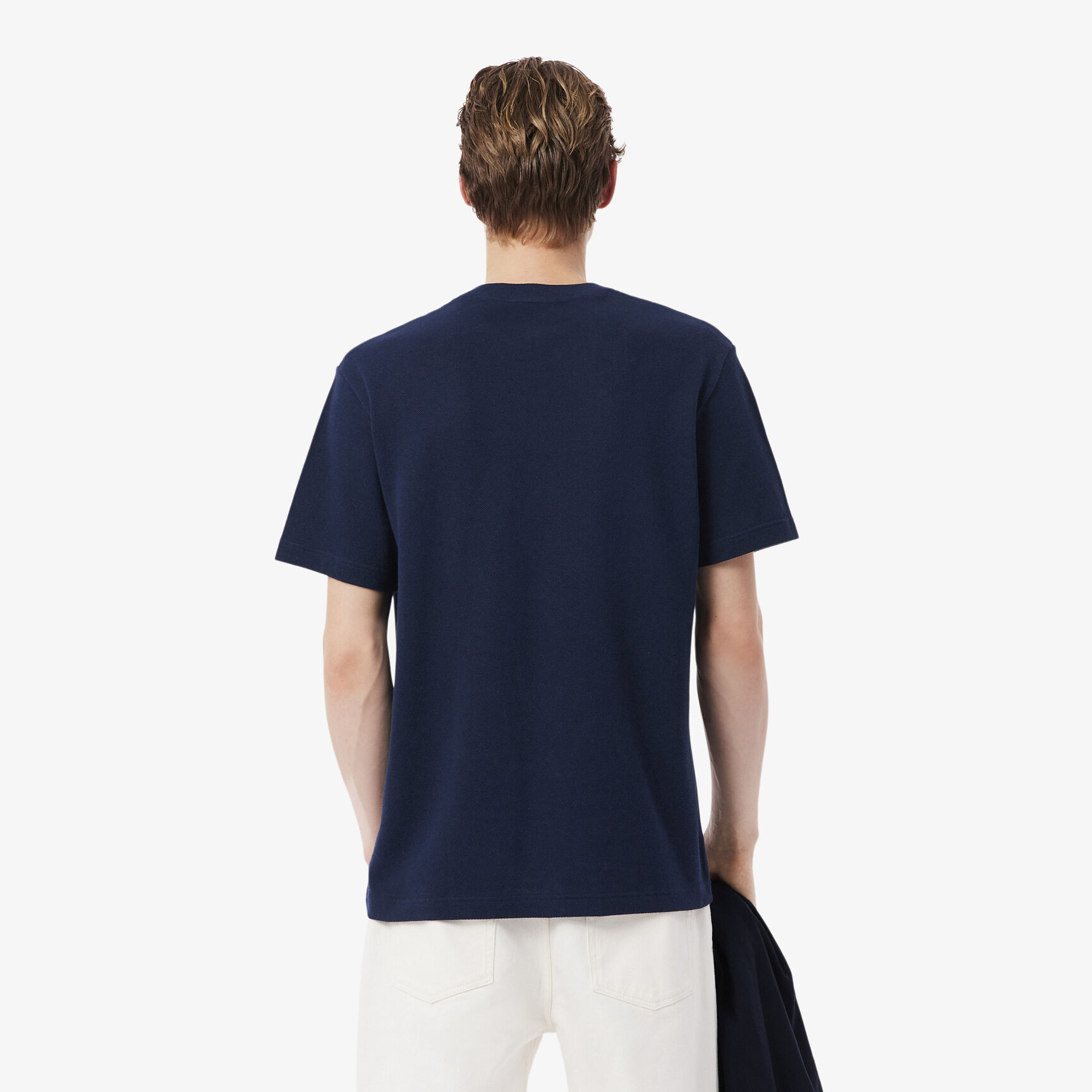 Heavy Cotton and Linen Pique T-shirt