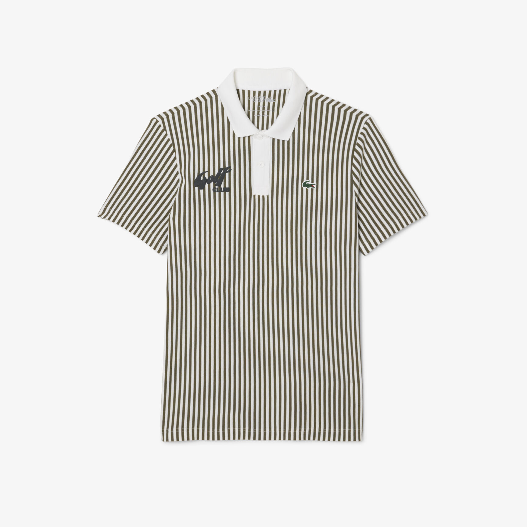 Heat Regulating Striped Golf Polo Shirt - DH4803-00-J1K
