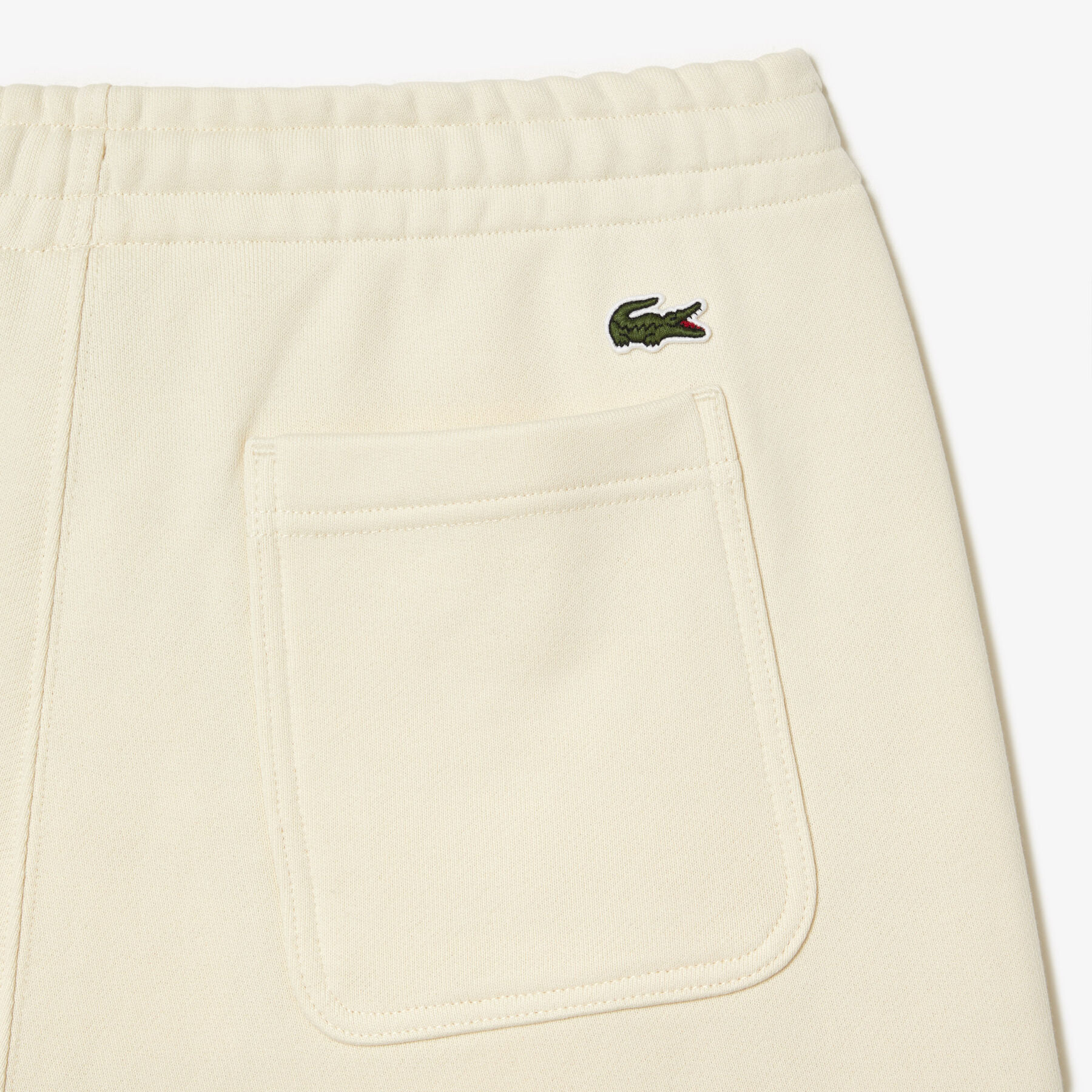 Men's Lacoste Unbrushed Organic Cotton Fleece Shorts Men's Lacoste Unbrushed Organic Cotton Fleece Shorts