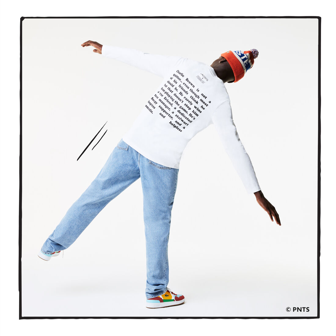 تيشيرت رجالي من القطن العضوي من مجموعة Lacoste x Peanuts تيشيرت رجالي من القطن العضوي من مجموعة Lacoste x Peanuts