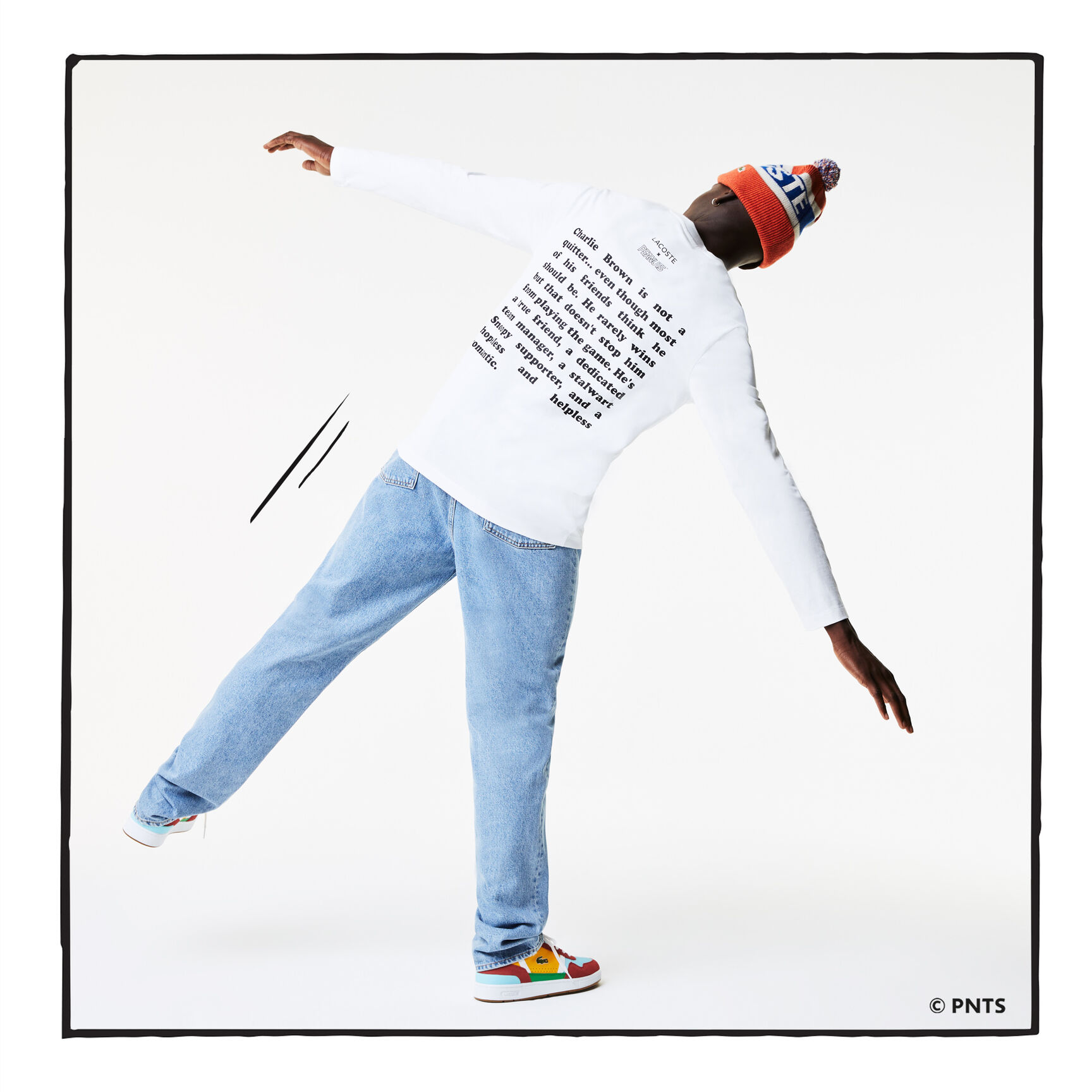 تيشيرت رجالي من القطن العضوي من مجموعة Lacoste x Peanuts تيشيرت رجالي من القطن العضوي من مجموعة Lacoste x Peanuts