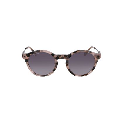 Women's Round Acetate Petit Piqué Sunglasses