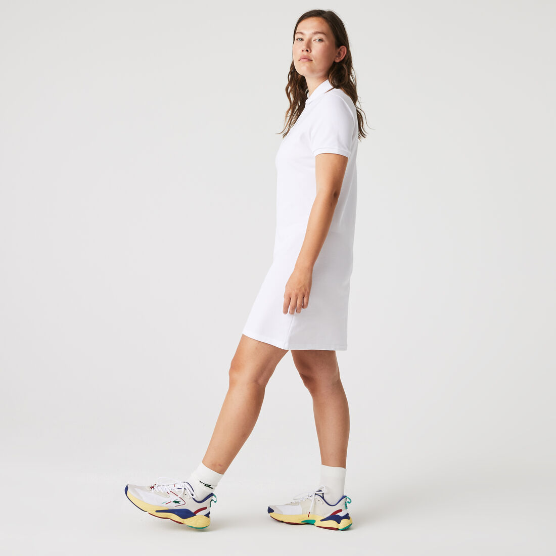Slim Fit Stretch Petit Pique Polo Dress Slim Fit Stretch Petit Pique Polo Dress