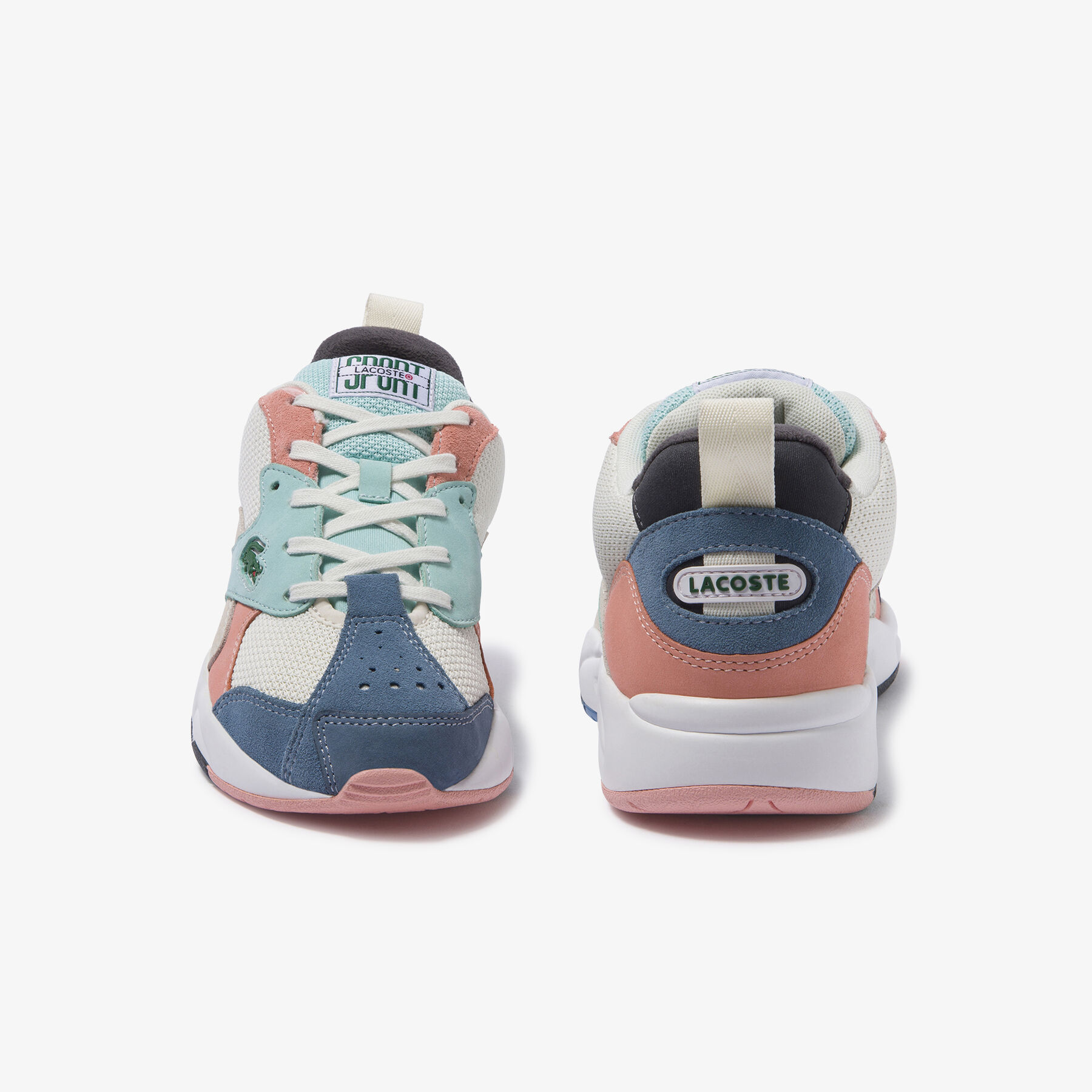 Women's Storm 96 Textile and Suede Sneakers lacoste women s storm 96 textile and suede sneakers