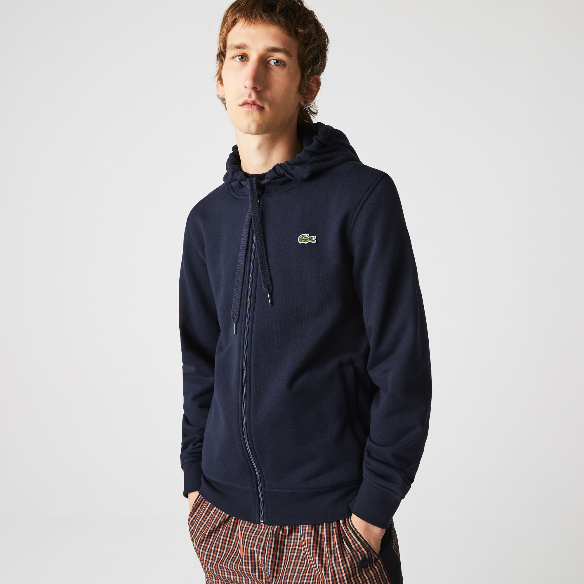 Buy Men s Lacoste SPORT Lightweight Bi material Hoodie Lacoste SA