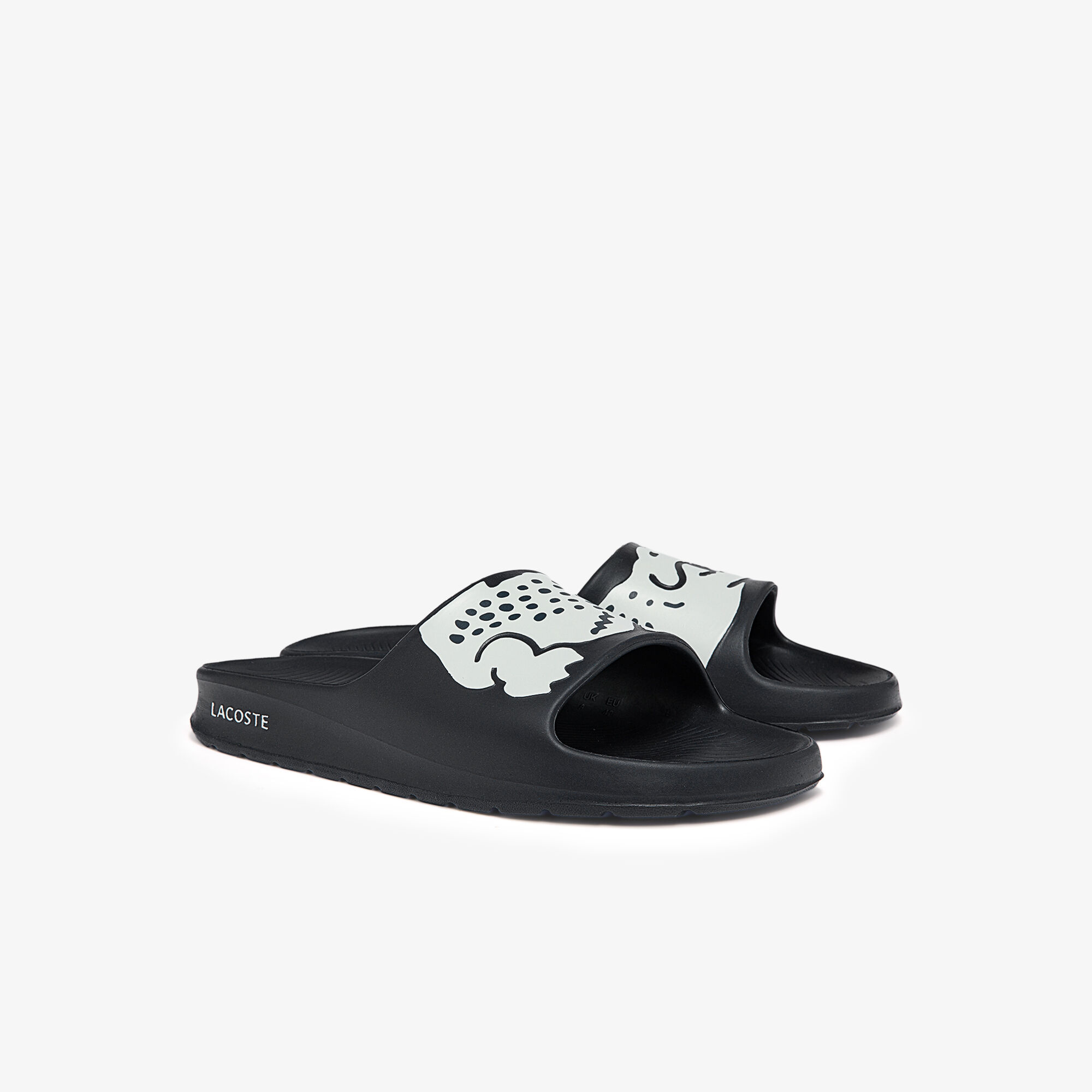 Lacoste croc slide cheap