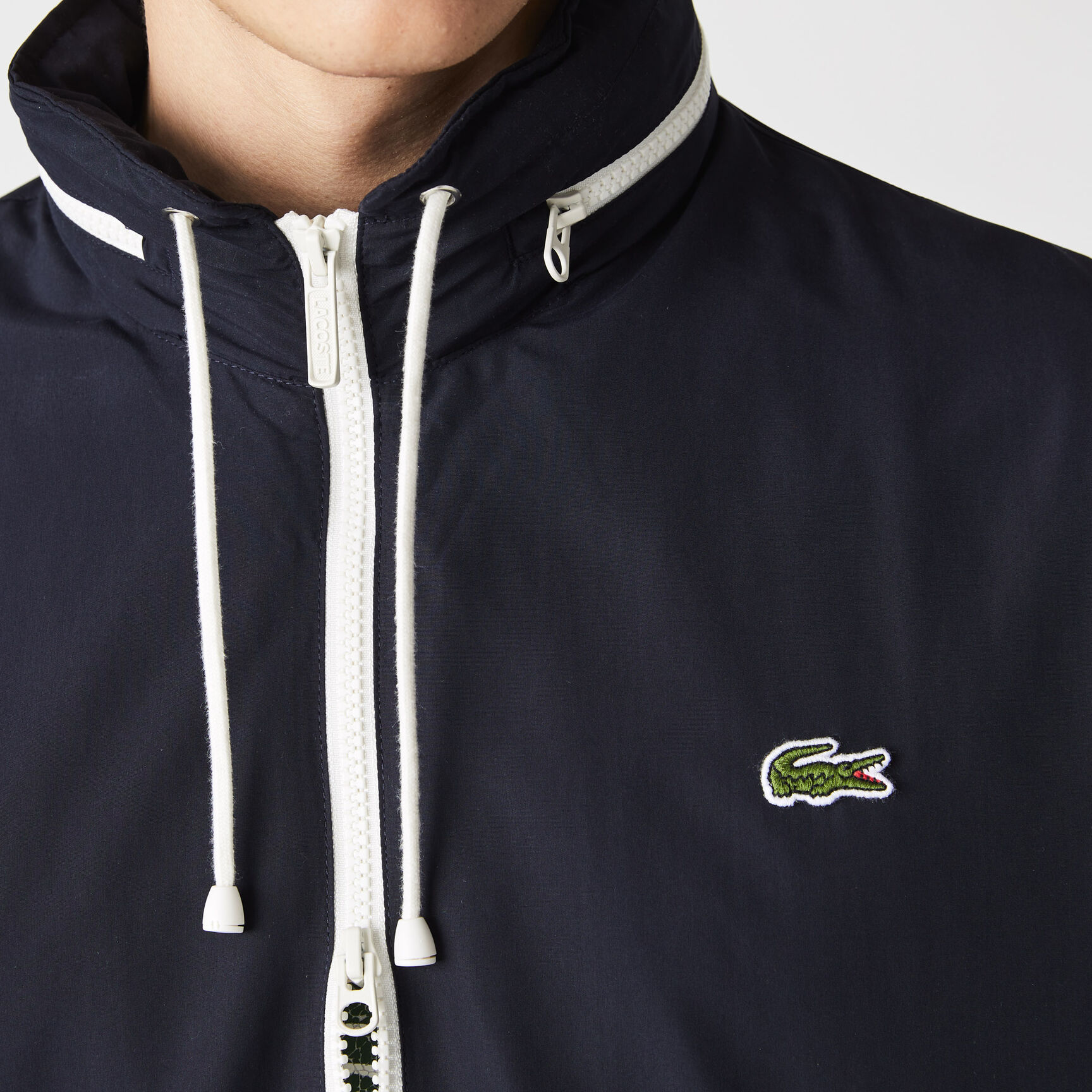 Men’s Lightweight Water-Resistant Zip Windbreaker