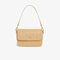 lacoste maheki embossed leather shoulder bag