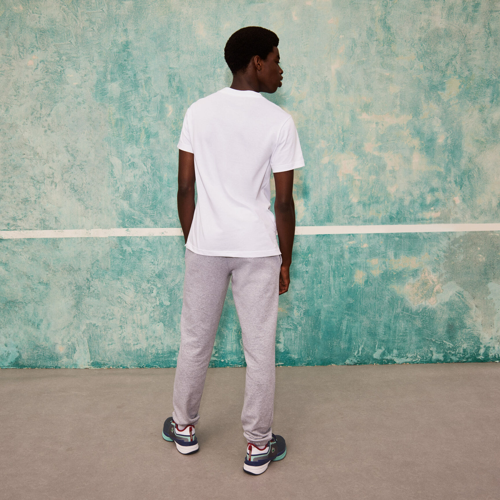 Men’s Lacoste SPORT x Novak Djokovic Print Crocodile T-shirt Men’s Lacoste SPORT x Novak Djokovic Print Crocodile T-shirt