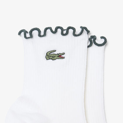 2-Pack Frilled Socks lacoste 2 pack frilled socks
