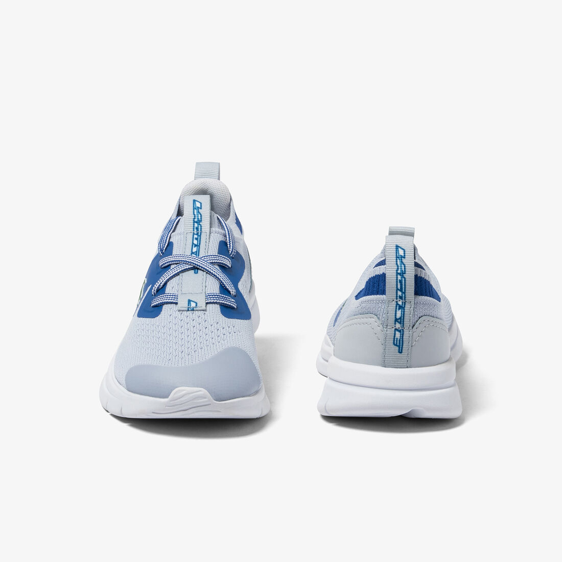 Children's Lacoste Run Spin Knit Textile Trainers Children's Lacoste Run Spin Knit Textile Trainers