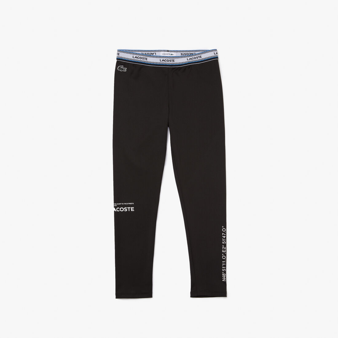 لغينغز لاكوست بخصر منقوش للبنات لغينغز لاكوست بخصر منقوش للبنات