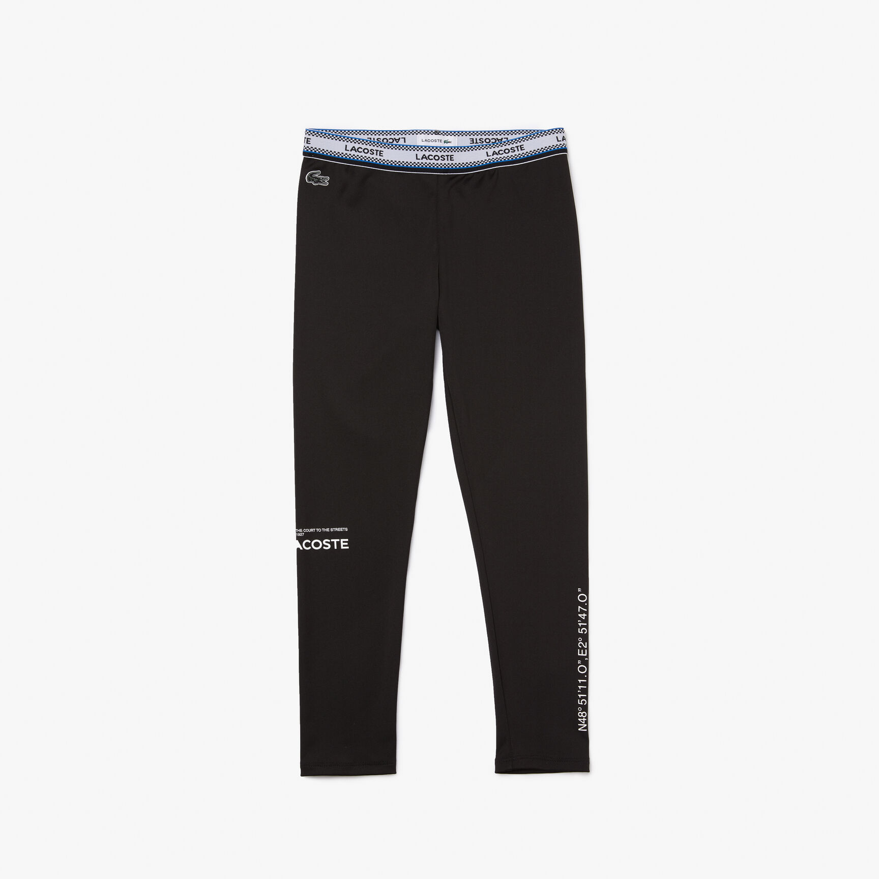 لغينغز لاكوست بخصر منقوش للبنات لغينغز لاكوست بخصر منقوش للبنات