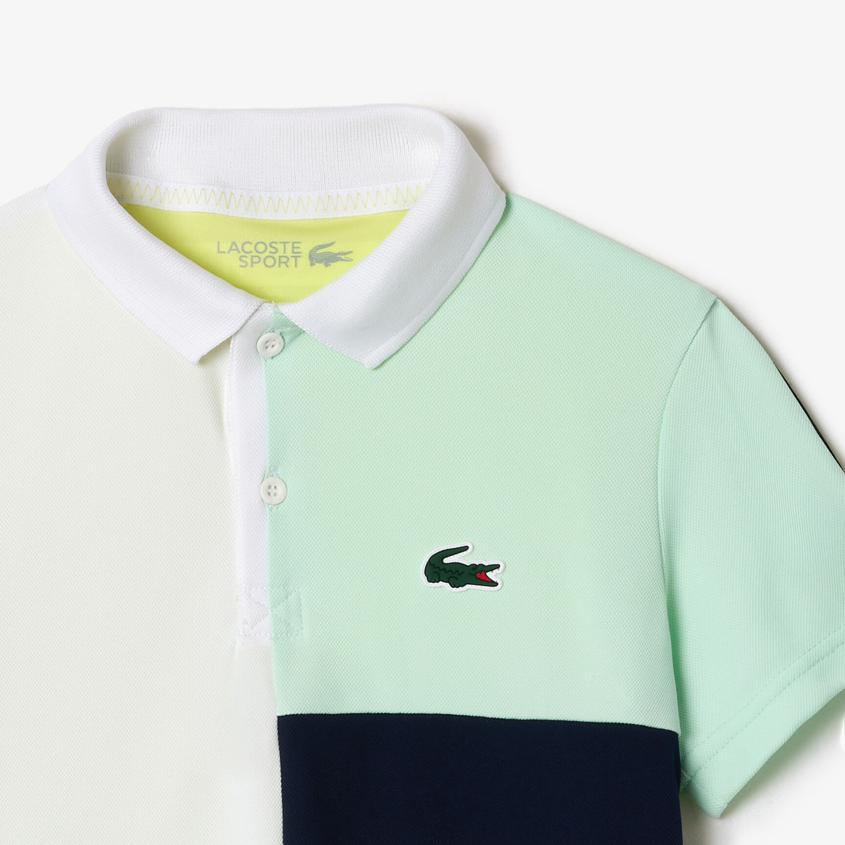 Recycled Pique Knit Tennis Polo Shirt