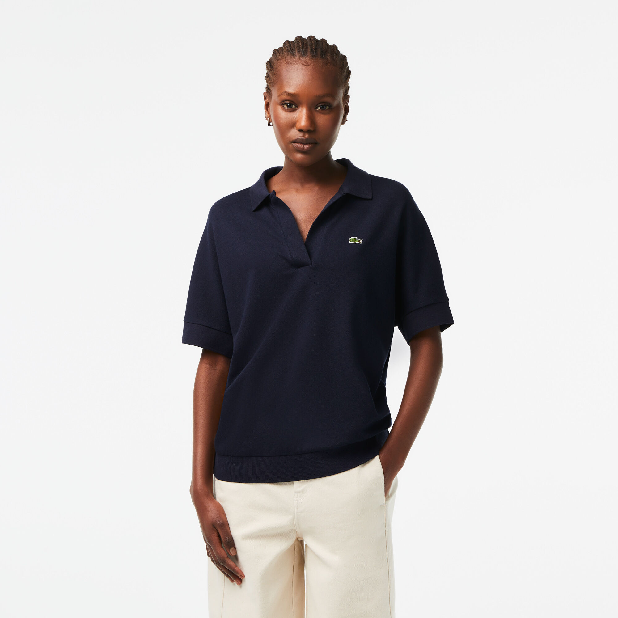 Women's Lacoste Loose fit Flowy Piqué 