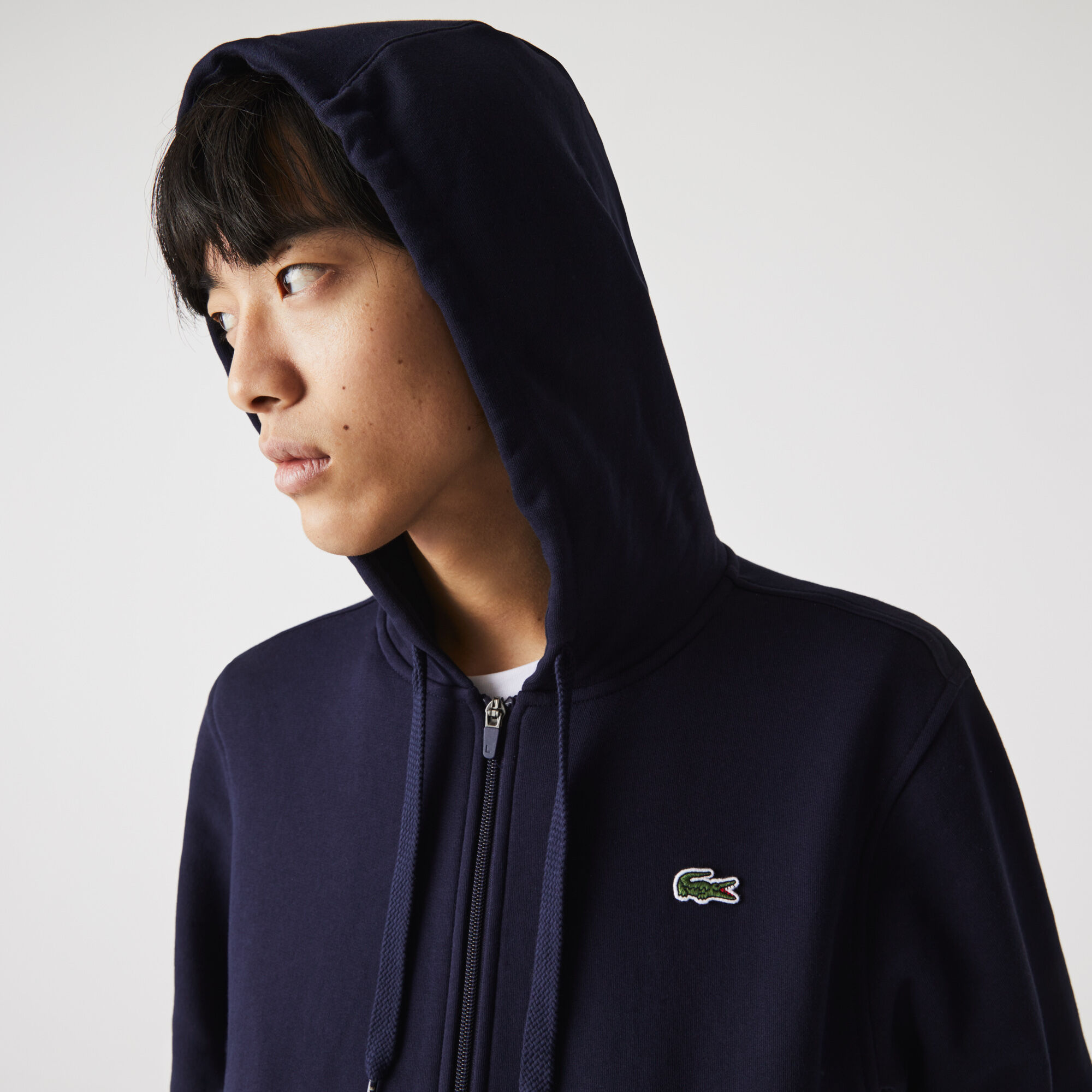 lacoste sport hooded