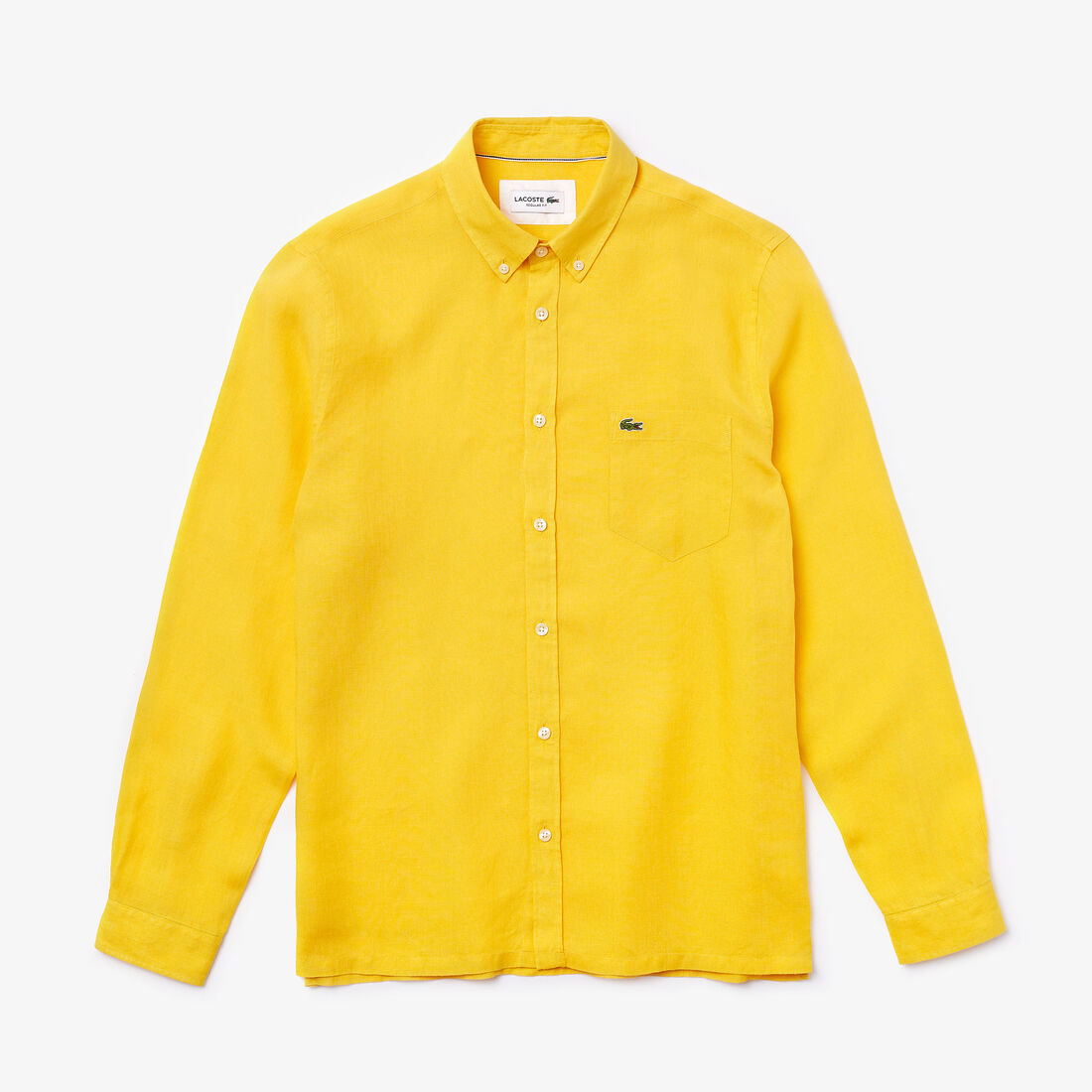 قميص كتان بقصة عادية للرجال قميص كتان بقصة عادية للرجال