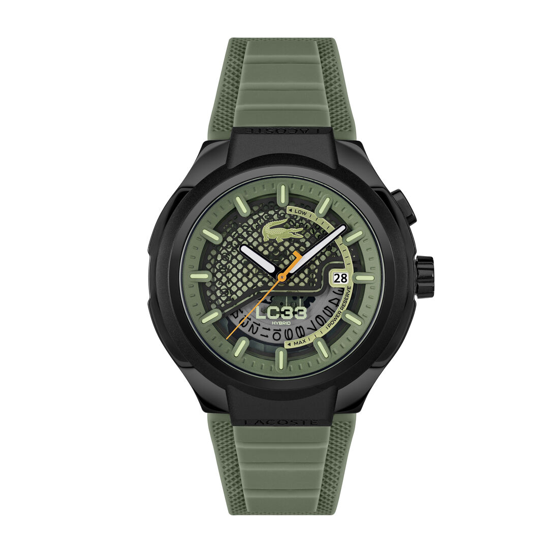 LC33 Green Silicone Watch