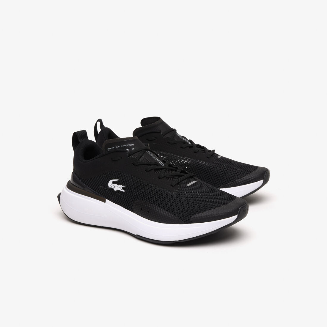 Men's Lacoste Run Spin Evo Breathable Mesh Trainers Men's Lacoste Run Spin Evo Breathable Mesh Trainers