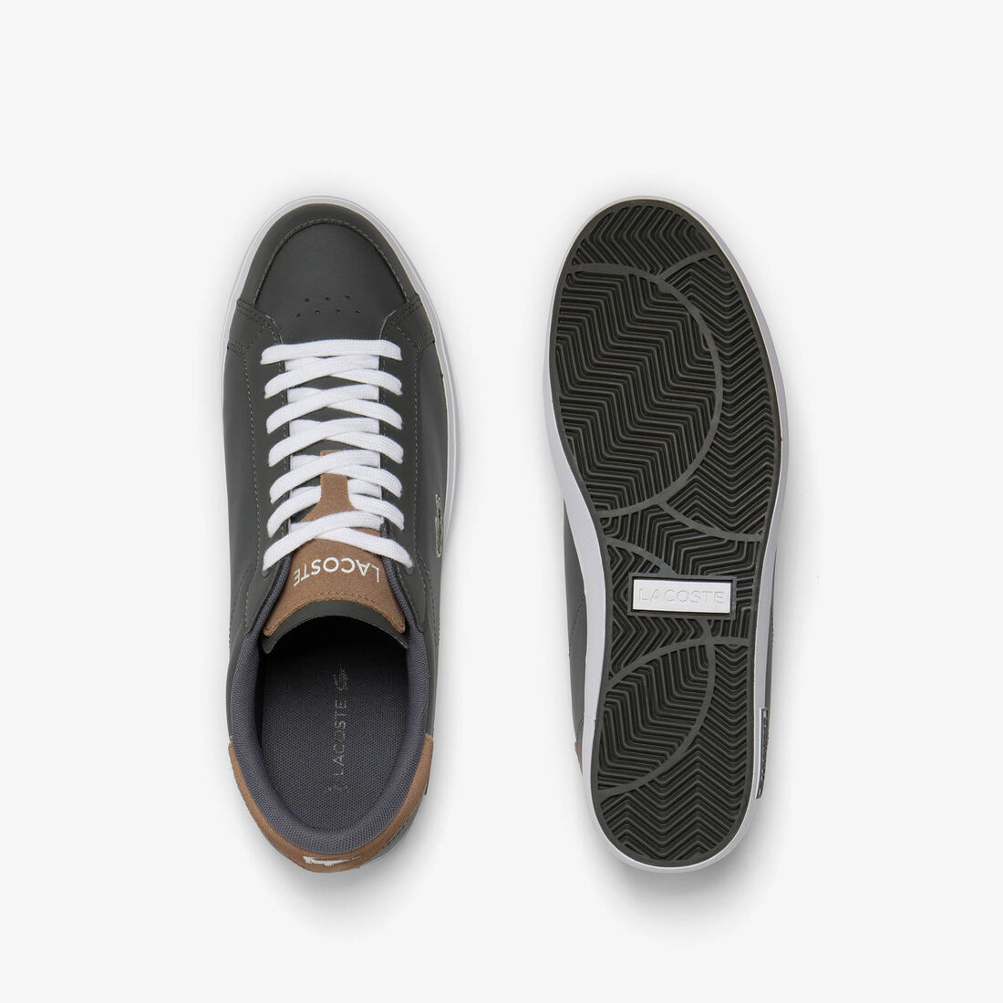 Men's Powercourt Leather Trainers Men's Powercourt Leather Trainers