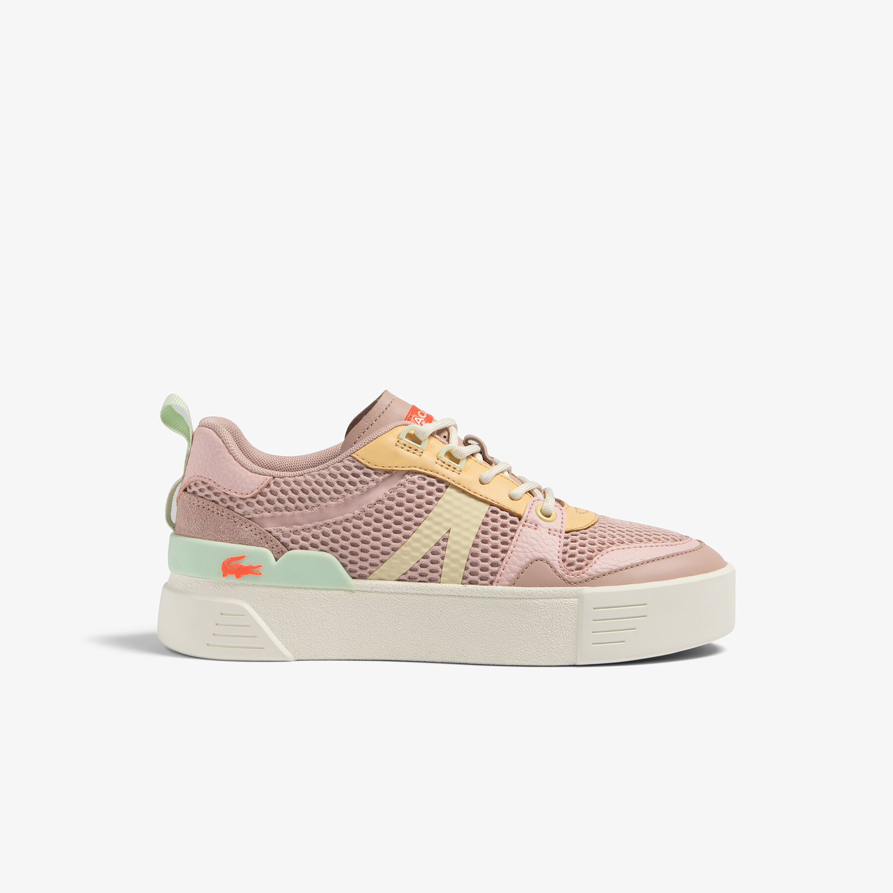 women s lacoste l002 leather tonal trainers