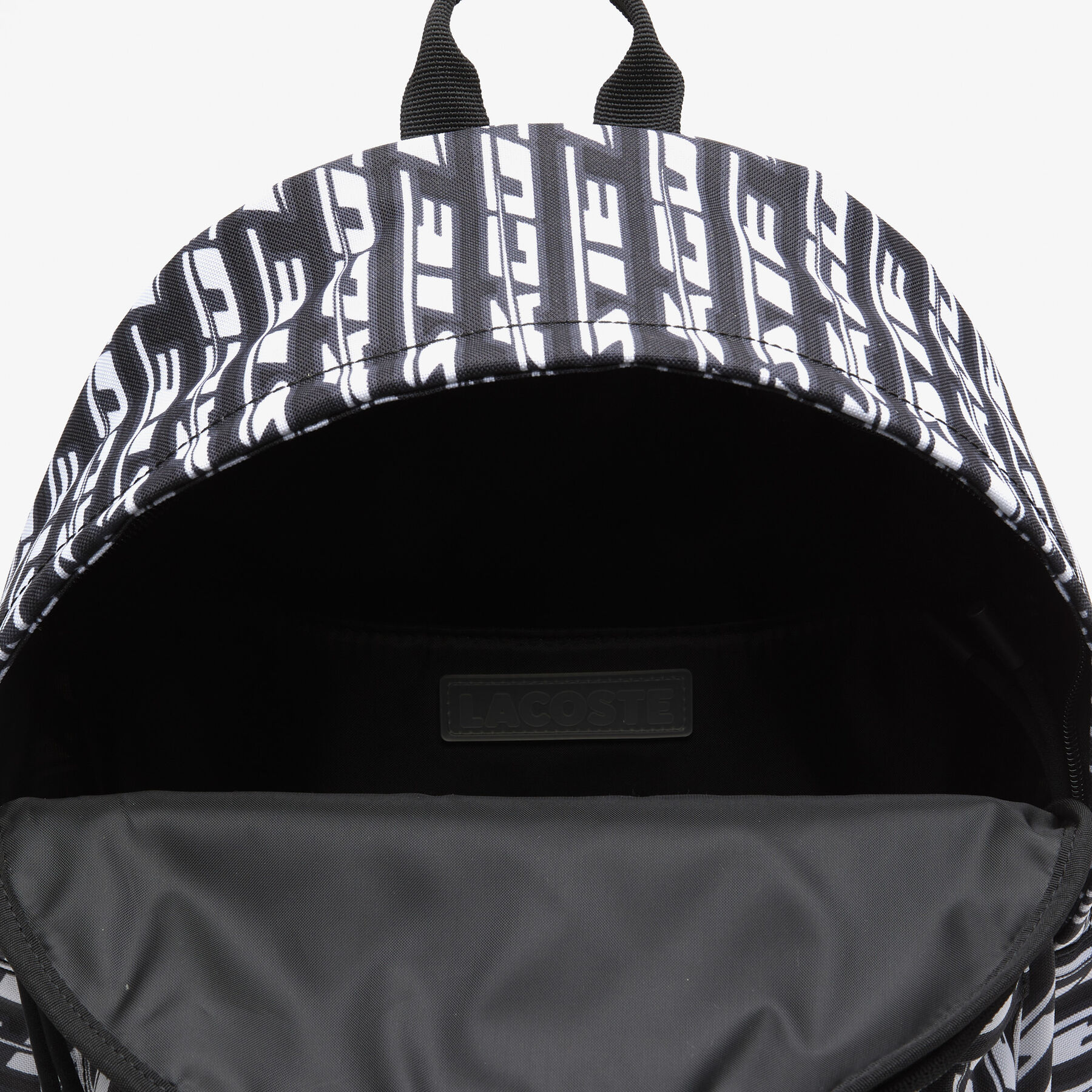men s lacoste neocroc logo print backpack