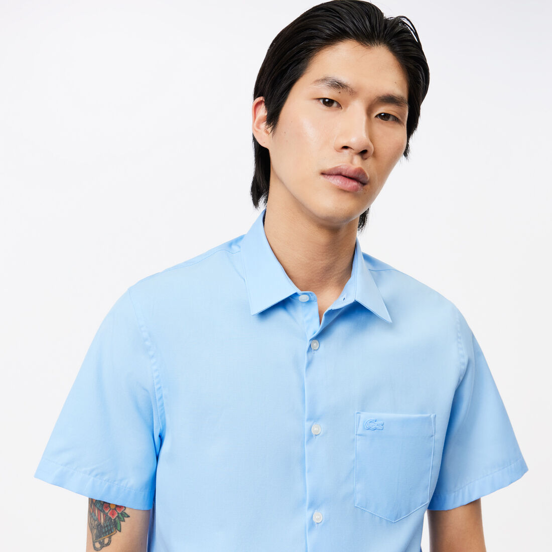 Regular Fit Short Sleeved Cotton Shirt Regular Fit Short Sleeved Cotton Shirt