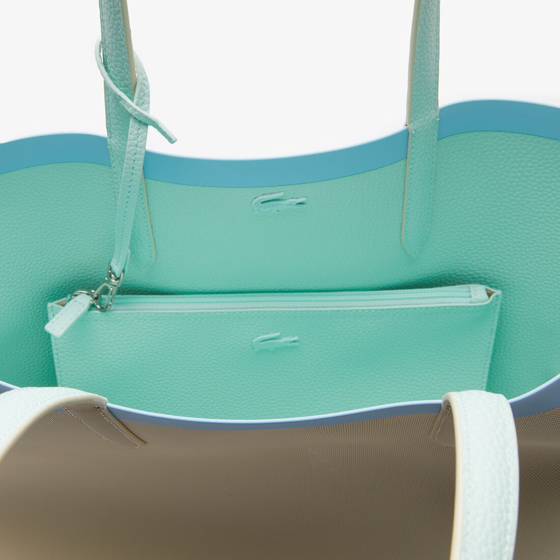 Women's Anna Removable Zip Pouch Canvas Large Shopper Bag Women's Anna Removable Zip Pouch Canvas Large Shopper Bag