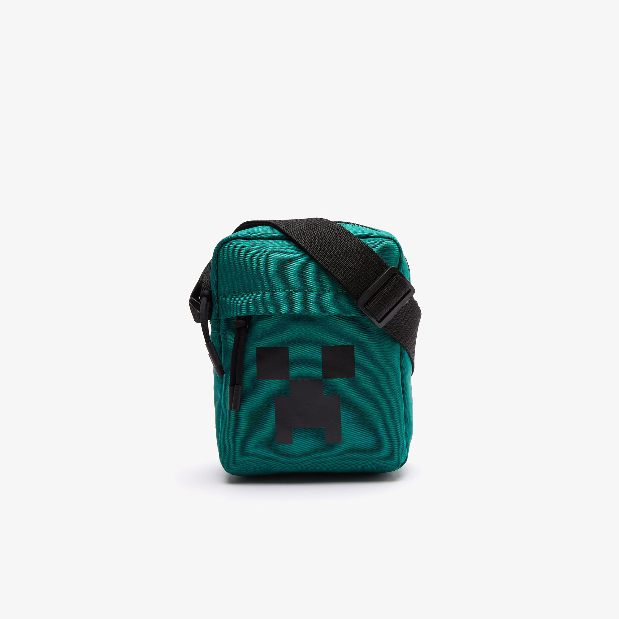 Men's Lacoste x Minecraft Print Canvas Vertical Crossover Bag