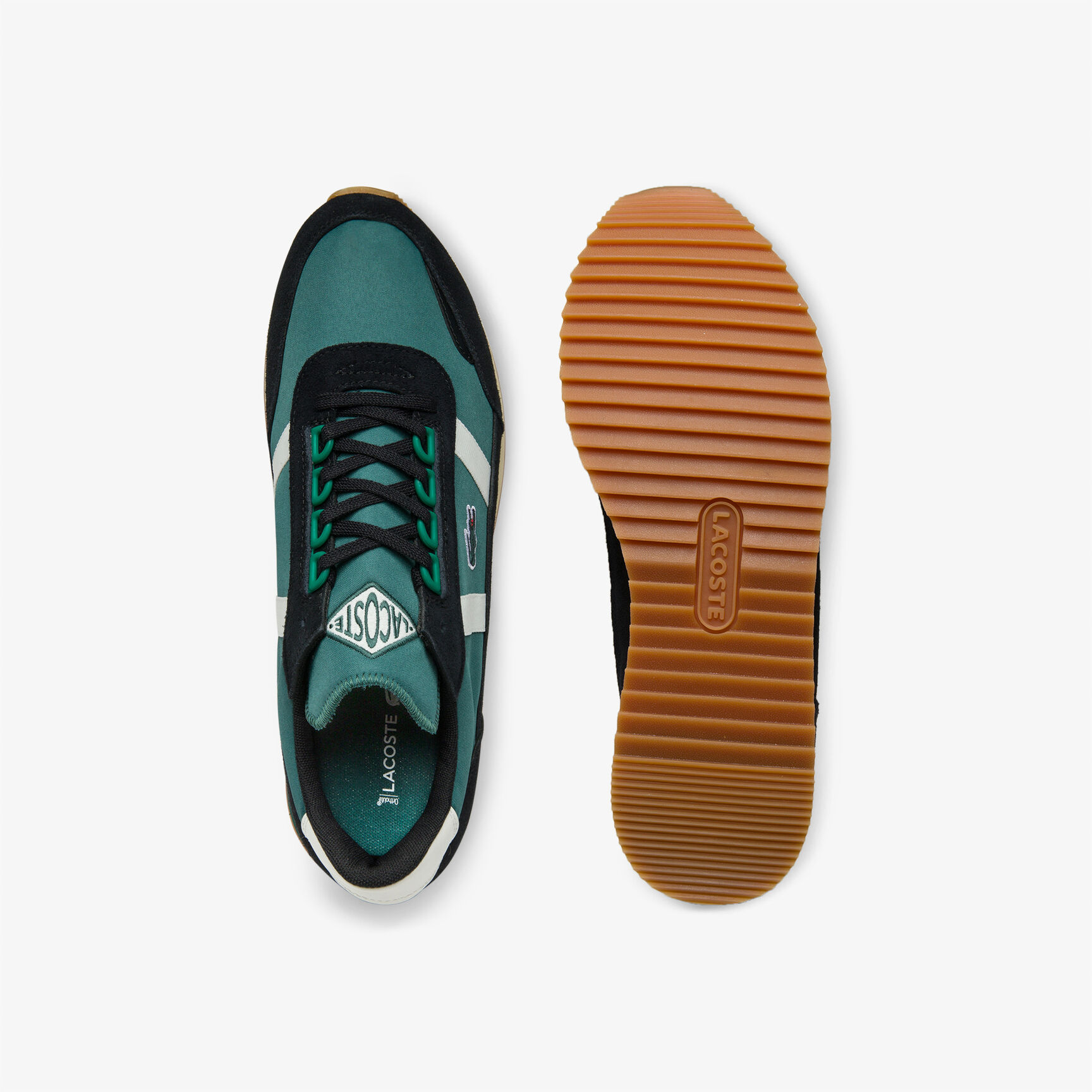 Men’s Partner Retro Textile and Suede Trainers Men’s Partner Retro Textile and Suede Trainers