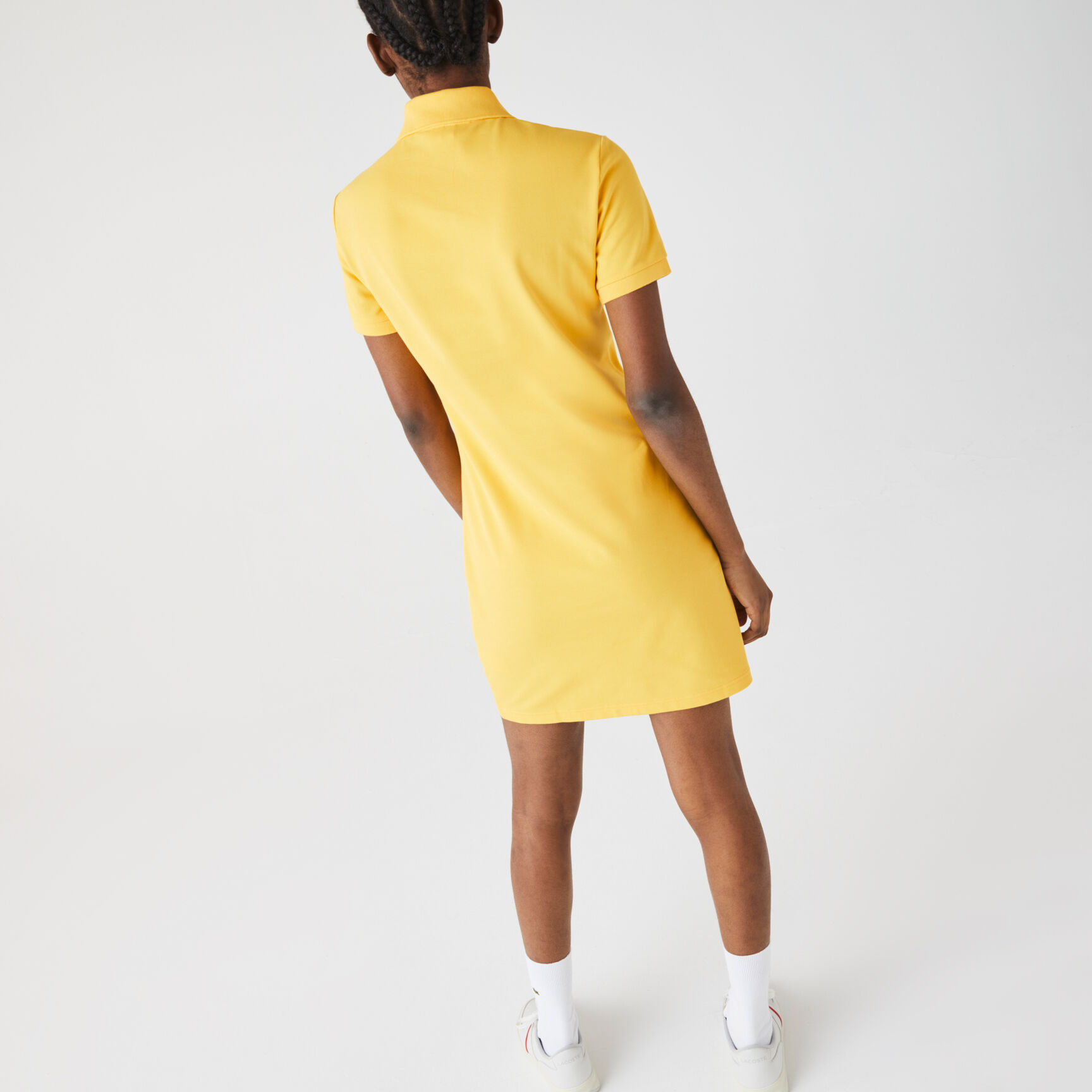 فستان بولو بيكيه القطن المرن مجموعة Lacoste LIVE للنساء