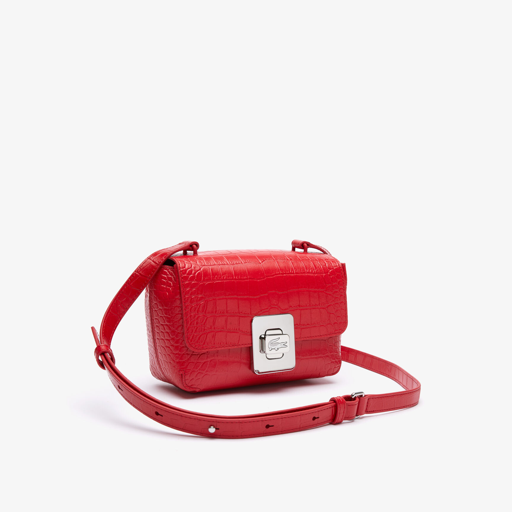 Women&rsquo;s Amelia Metal Clasp Embossed Leather Handbag