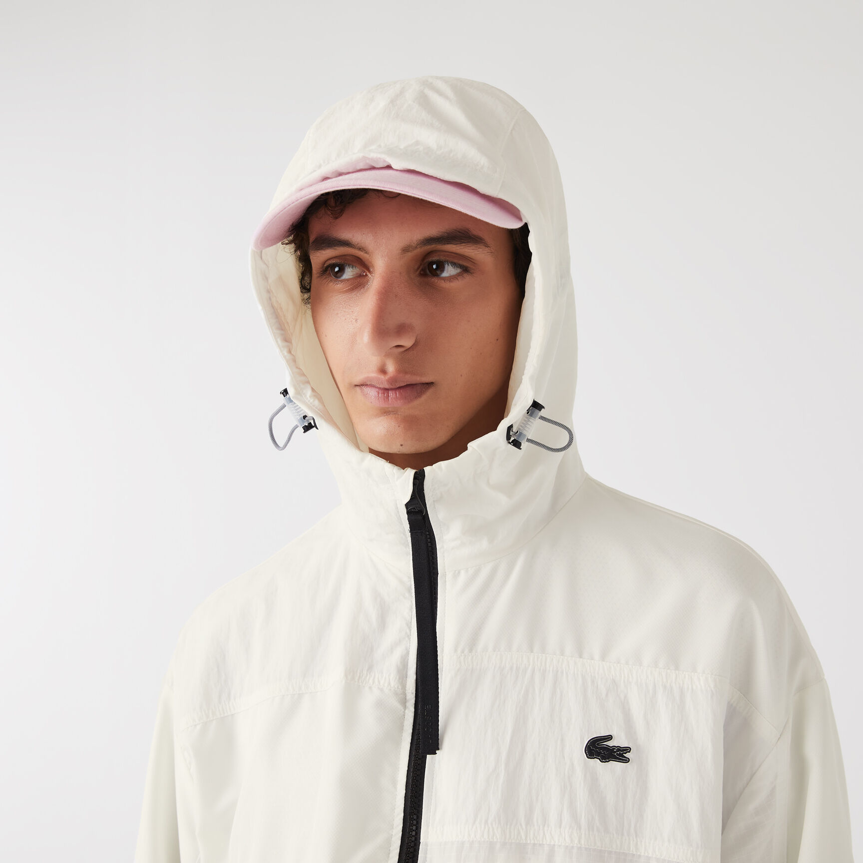 جاكيت لاكوست مقسم لأجزاء للرجال